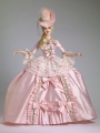 Серия "Американская модель" розовое бальное платье